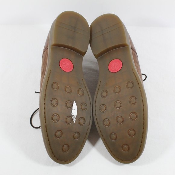 Base London Mens Blake Burnished Shoe - Brown 46EU - Picture 4 of 5